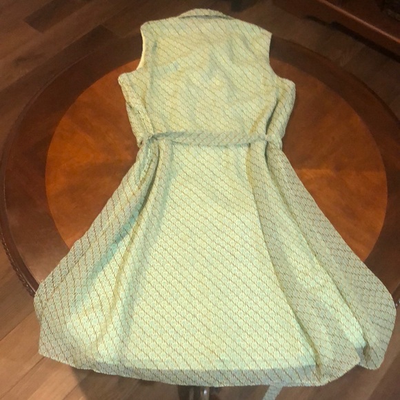 DBY Sleeveless Fit & Flare Belted Dress Size 16 - Picture 4 of 6